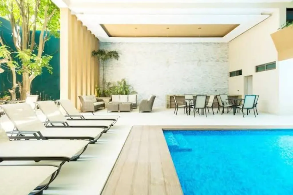 Moderno 1Br Sauna Gimnasio Alberca A Cuadras De La 5Ta Av Centro Playa del Carmen Apartment
